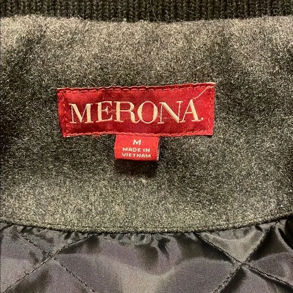 Gray Military Field Jacket with Structured Fit - Picture 6 of 6